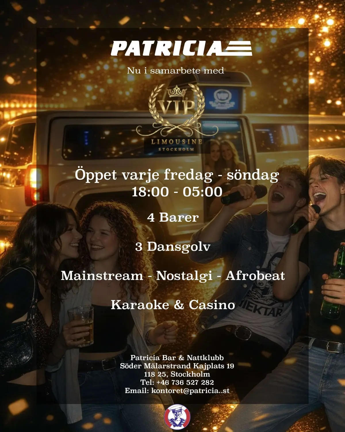 Patricia Stockholm - nightclub, bar, karaoke & party venue