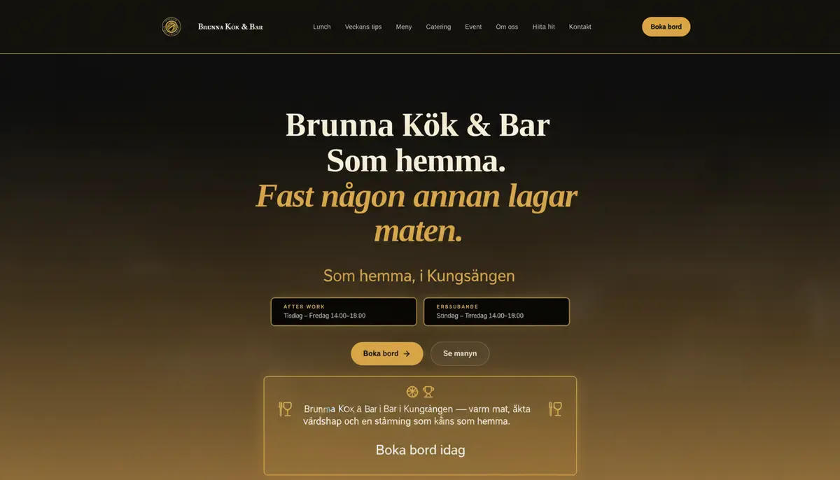 Brunna kök & bar