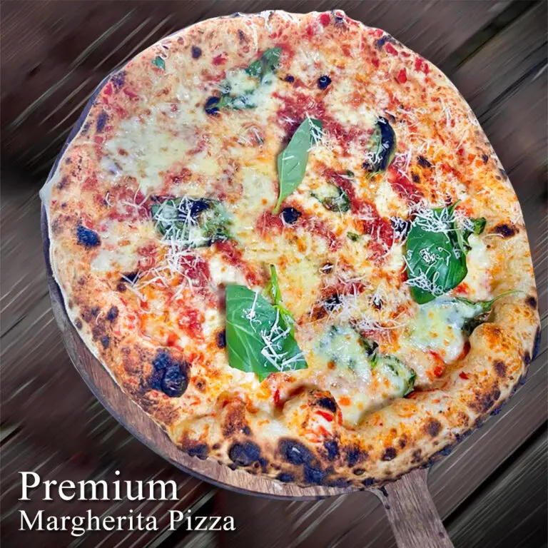 Margherita vedugn pizza food truck