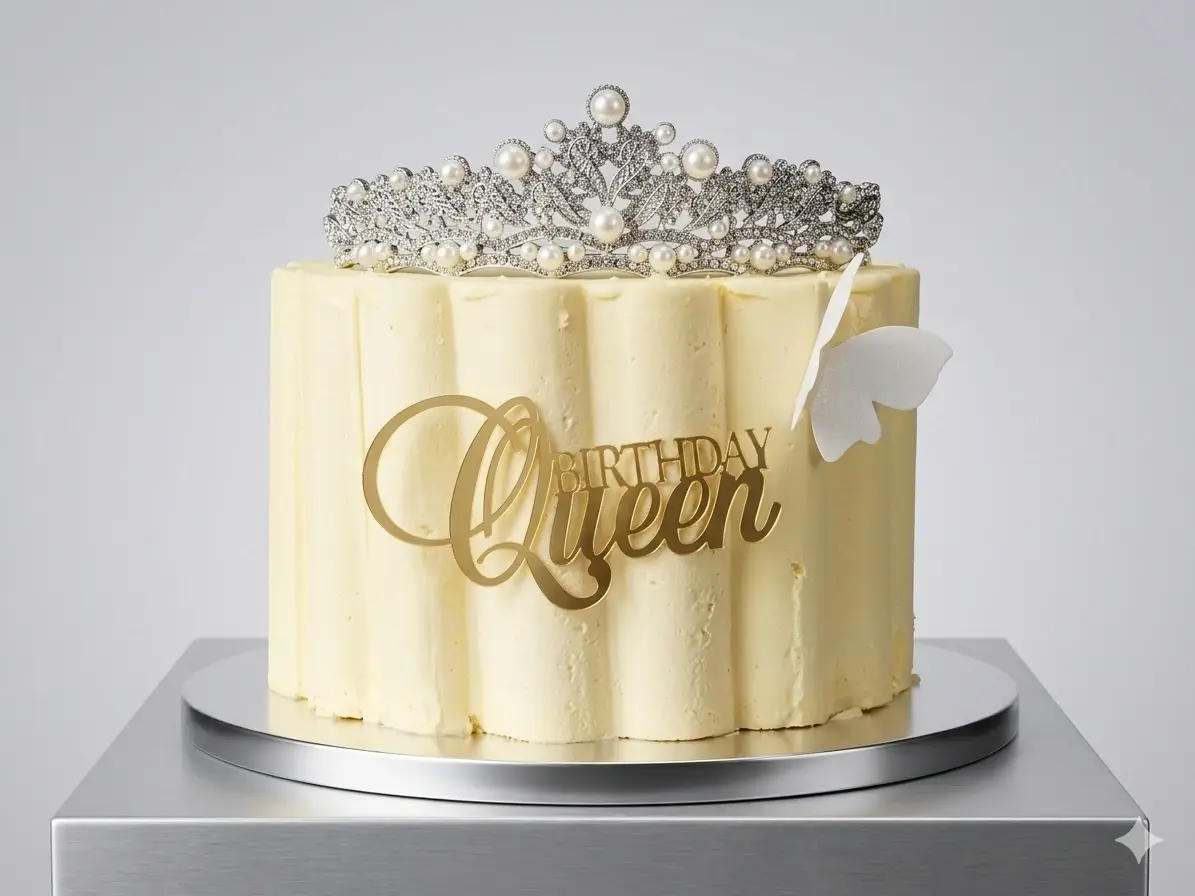A Blossom in a Cake